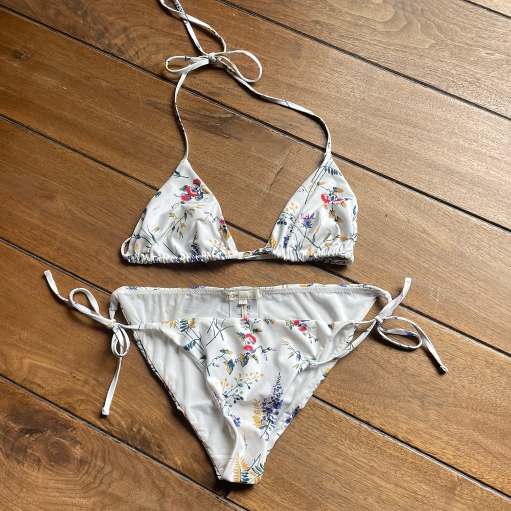 Maje Paris Rhina Floral Bikini Set